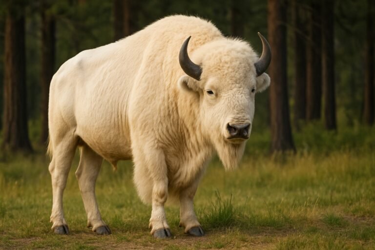 Animal totem bison blanc et sa signification spirituelle